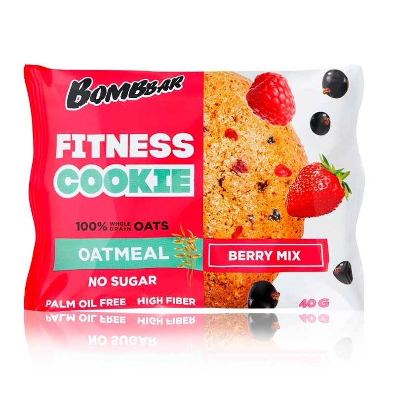 FITNESS COOKIE "Bombbar" Fitness Kaeraküpsis "Marjamix", 40 g