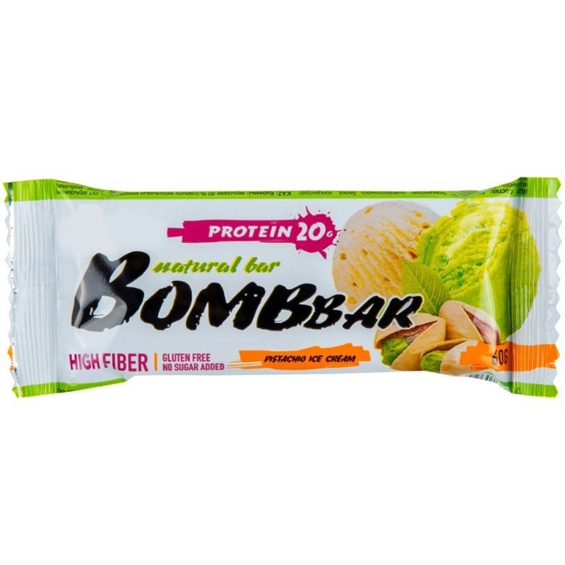 "BOMBBAR" Proteiinibatoon pistaatsiajäätis, 60 g