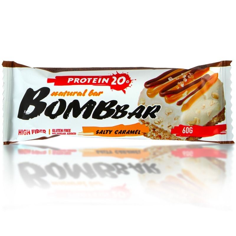 BOMBBAR Proteiinibatoon Soolakaramell, 60 g