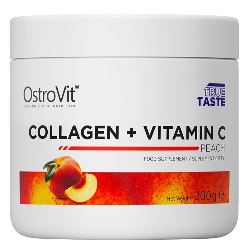 Kollageen + Vitamiin C (veisekollageen), Virsik "OstroVit", 200 g