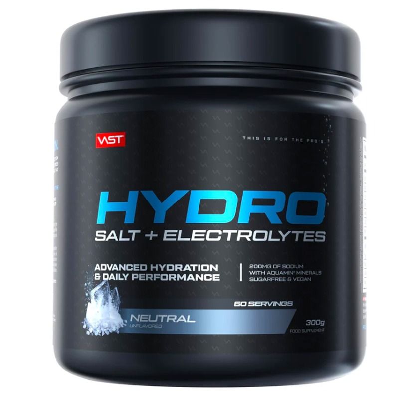 "VAST" TOIDULISAND HYDRO SOOL + ELEKTROLÜÜDID "NEUTRAALNE", 300 g