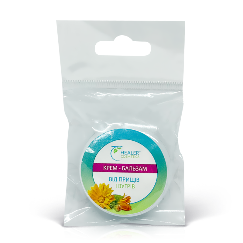 "HealerCosmetiks"  Kreem-palsam vistrikute ja akne vastu, saialilleekstraktiga, 10 ml