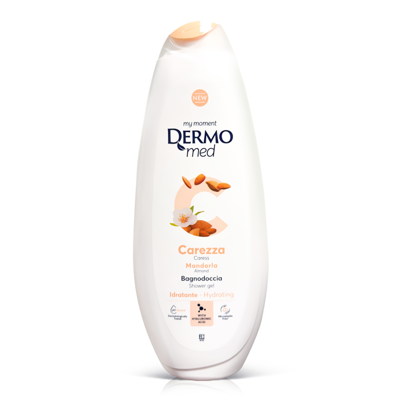 "DM" MANDLI DUŠIGEEL "CAREZZA", 750 ml
