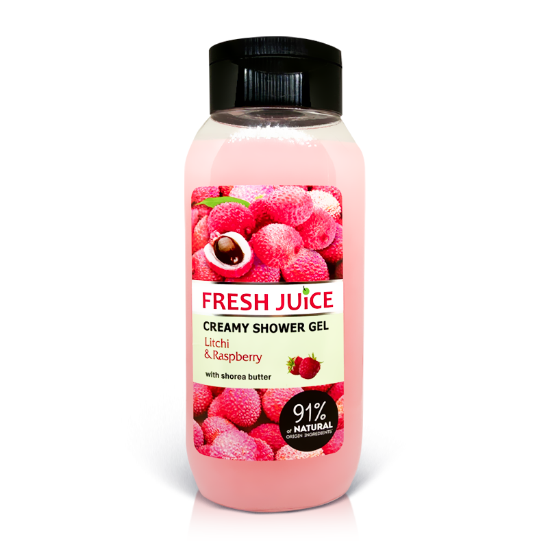 "FJ" Dušigeel "Litchi & Vaarikas", 400 ml