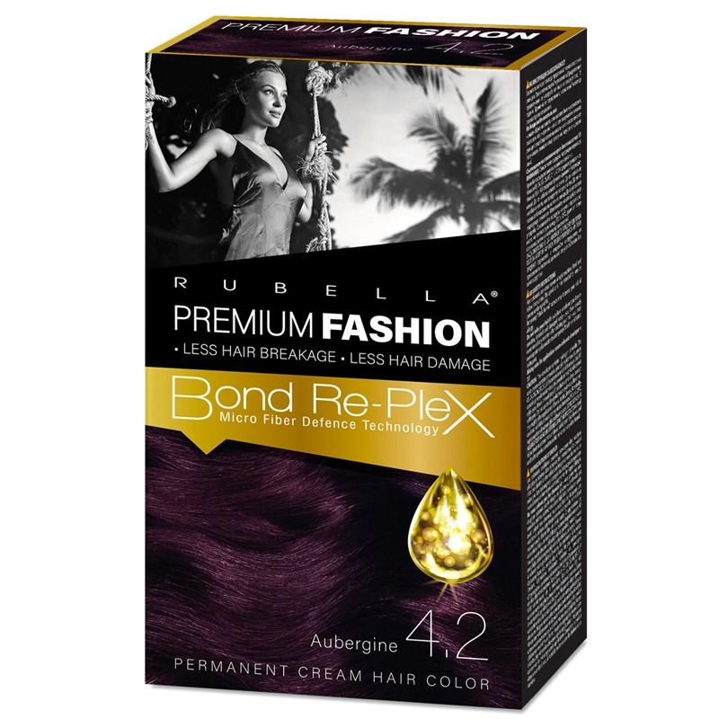 "PREMIUM FASHION COLOR" JUUKSEVÄRV "AUBERGINE" 4.2, 130 ml