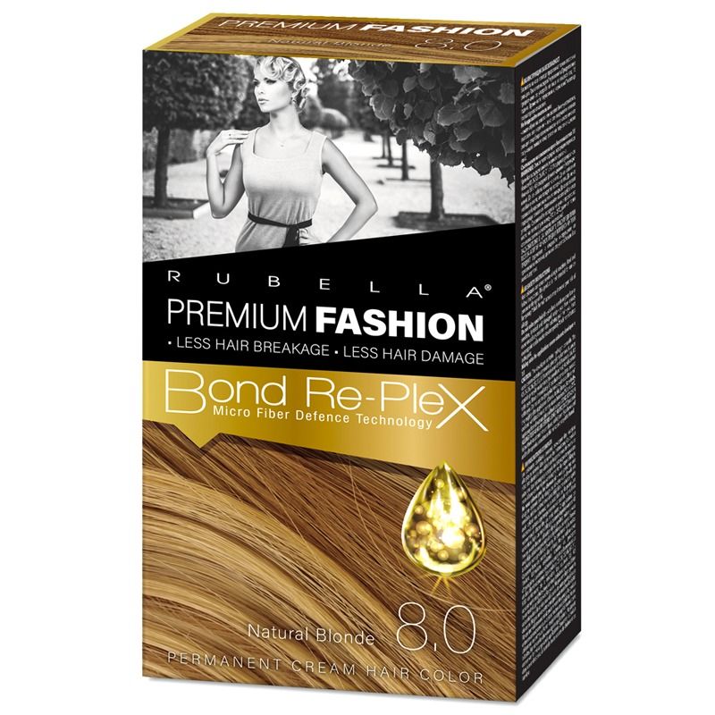 "PREMIUM FASHION COLOR" JUUKSEVÄRV "NATURAL BLONDE" 8.0, 130 ml