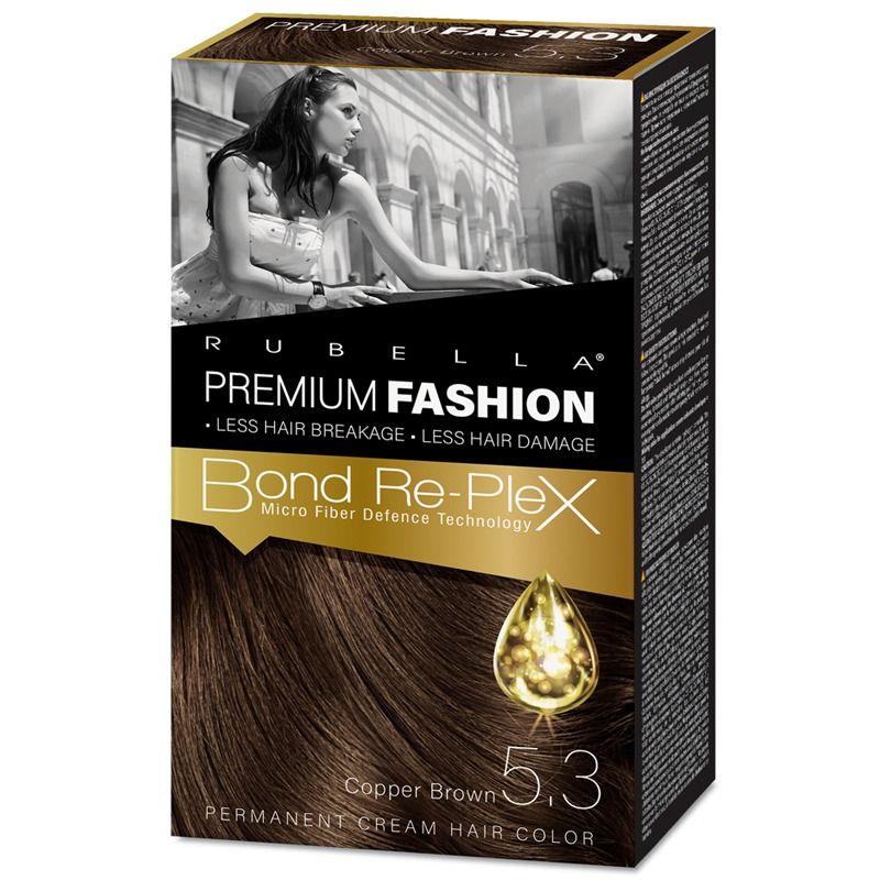 "PREMIUM FASHION COLOR" JUUKSEVÄRV "COPPER BROWN" 5.3, 130 ml