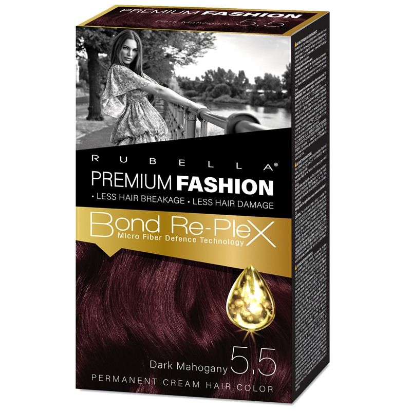 "PREMIUM FASHION COLOR" JUUKSEVÄRV "DARK MAHOGANY" 5.5, 130 ml