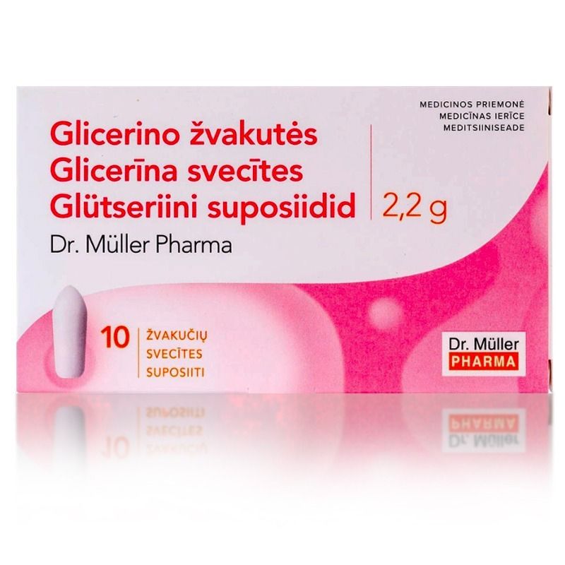 "DR.MULLER" Glütseriini suposiidid N10