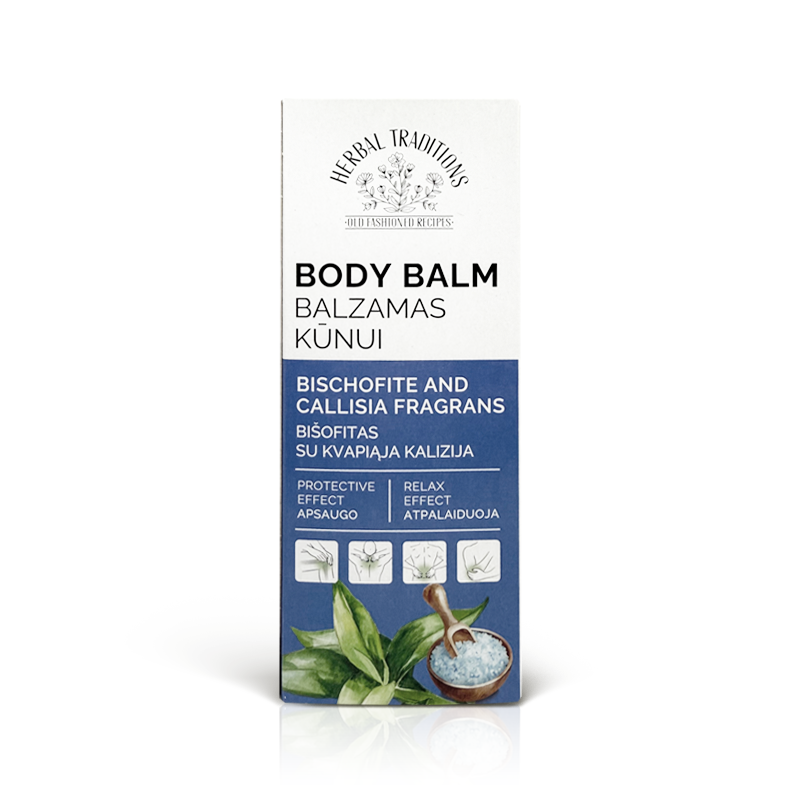 "HERBAL TRADITIONS" Bišofiit ja Kuldvunts kehapalsam 75 ml