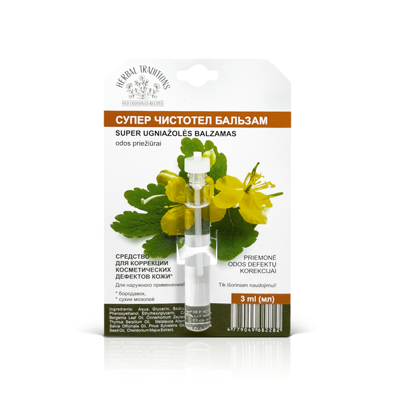 "HERBAL TRADITIONS" Kosmeetiline palsam Super Vereurmarohi 3 ml