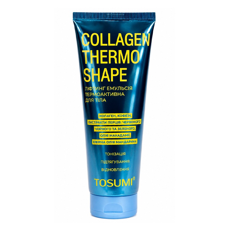 "TOSUMI" Termoaktiivne pinguldav emulsioon kehale, 250 ml 
