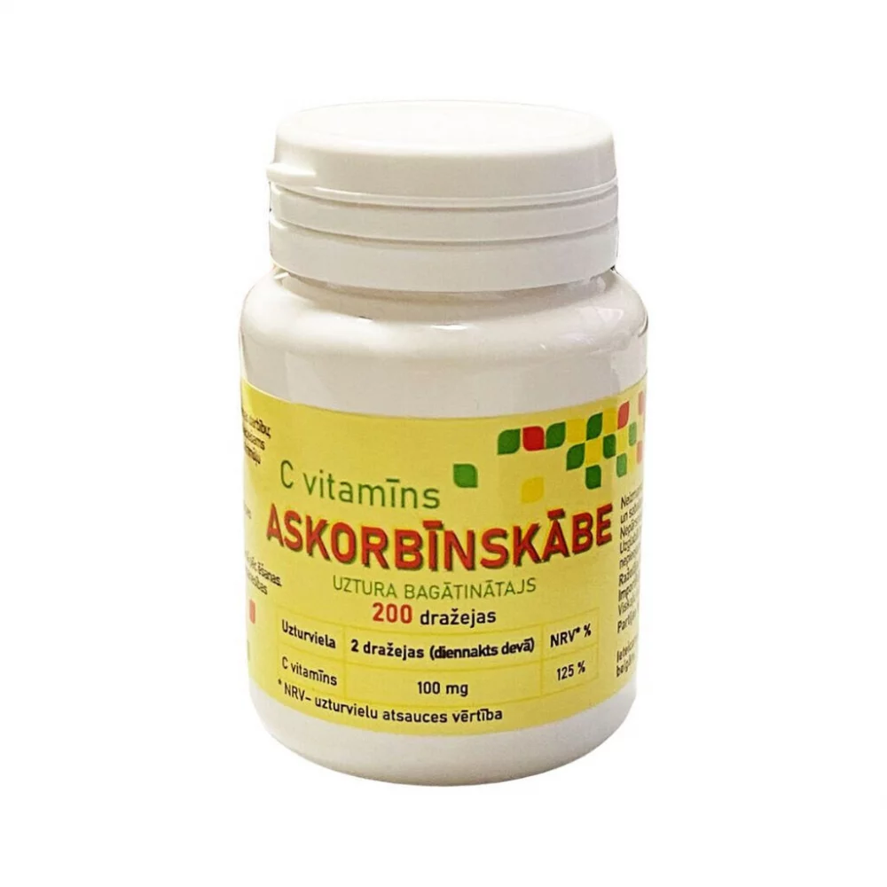 "VIOLA HERB" Askorbiinhape dražee N200 50 g