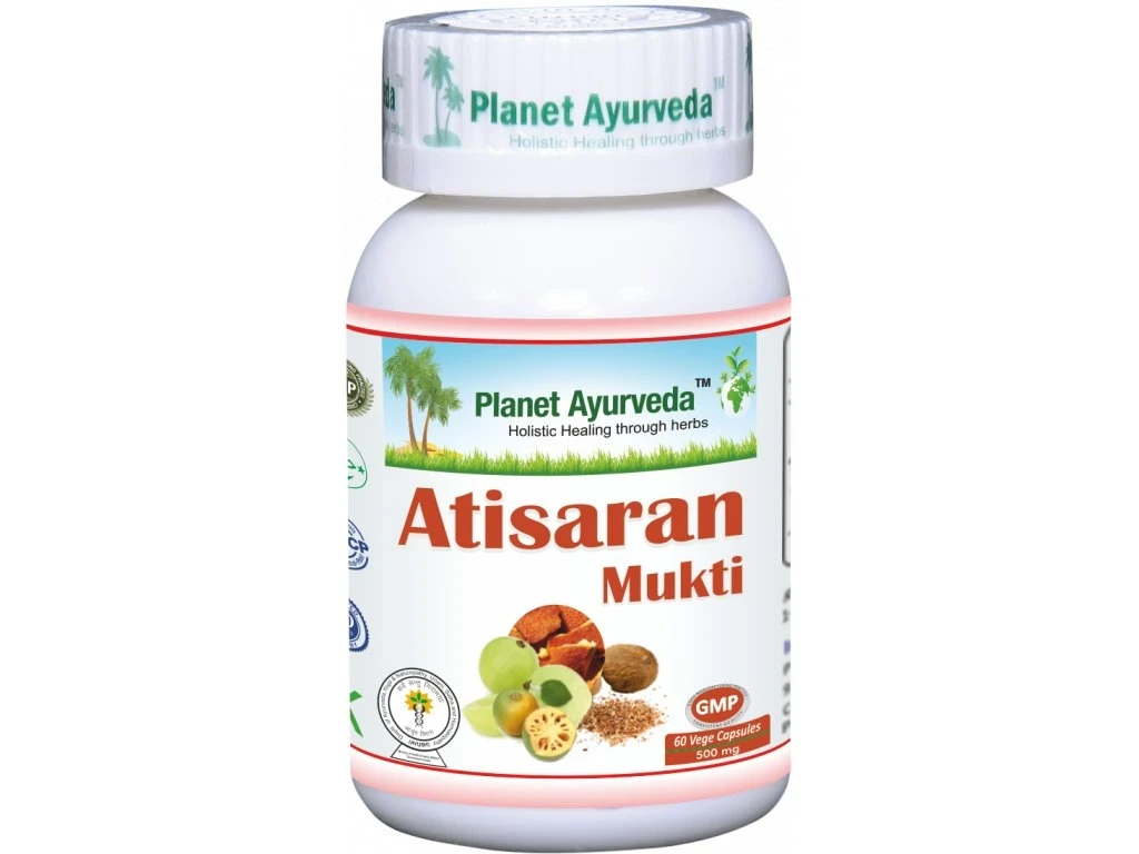"PLANET AYURVEDA" Atisaran Mukti kapslid N60
