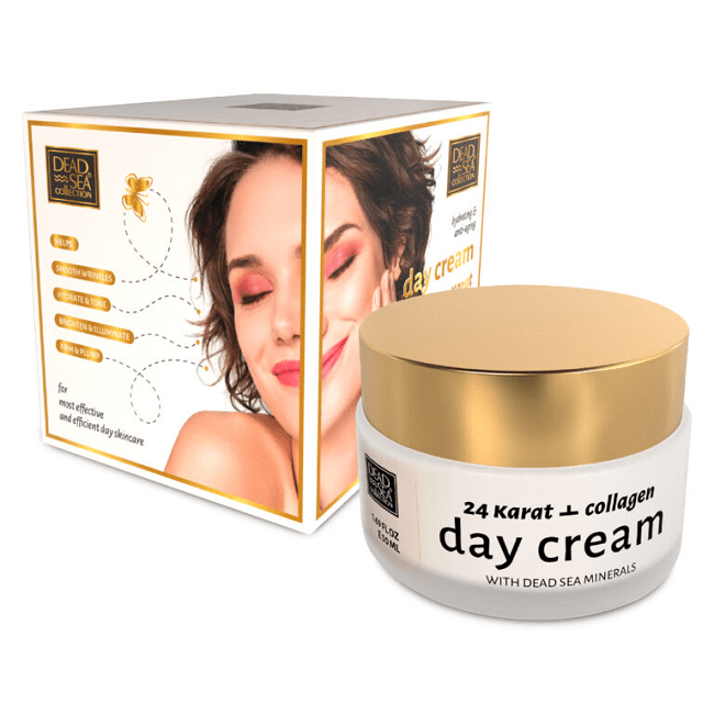 "DEAD SEA COLLECTION" 24 K Gold kollageeniga päeva näokreem 50 ml