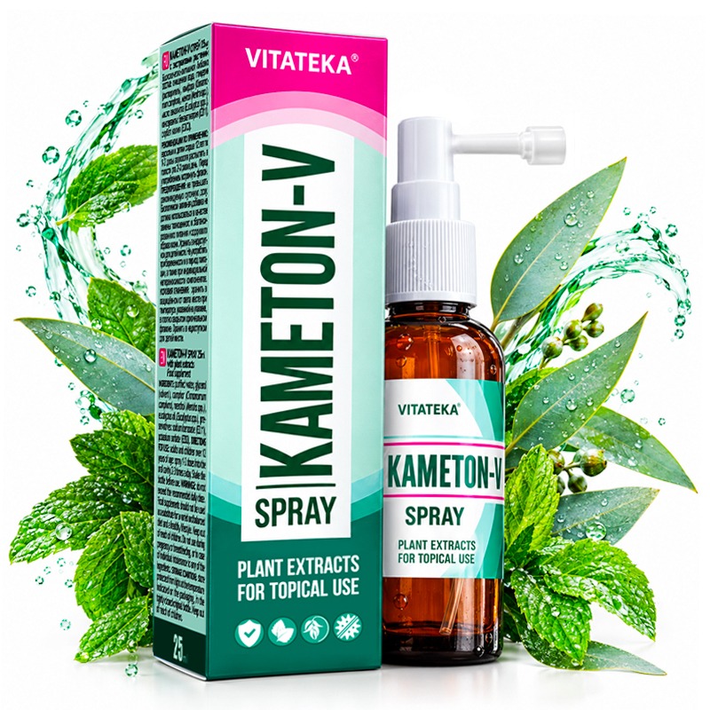 Kameton-V mutes dobuma aerosols, 25 ml - VITATEKA