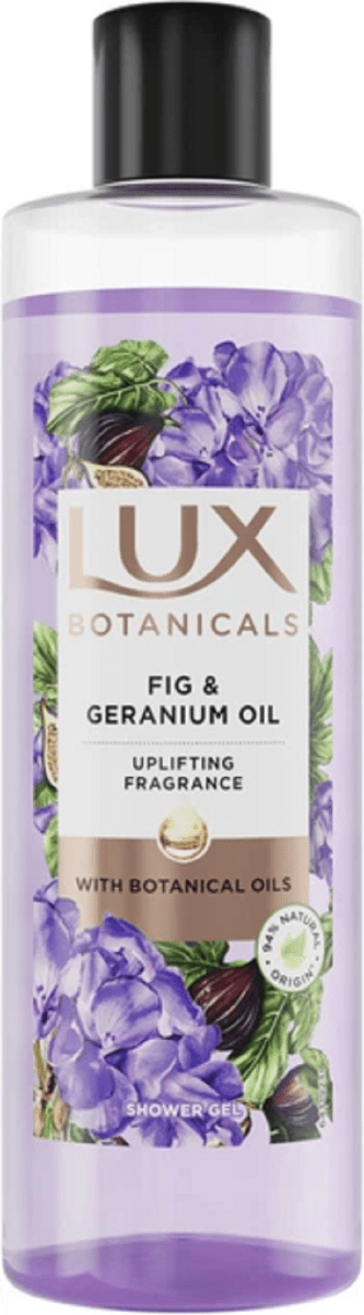 "LUX BOTANICALS" Dušigeel viigimarja- ja geraaniumiõliga, 480 ml