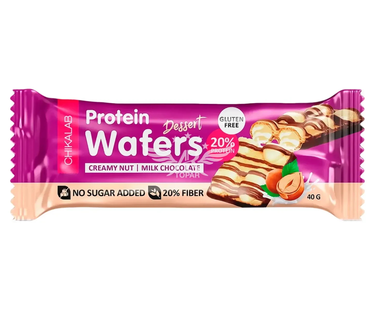 Chikalab Protein Wafer Bar "Creamy Nut Dessert", 40 g