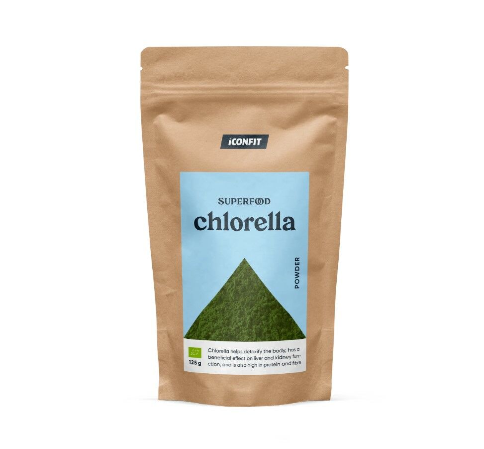"ICONFIT" Chlorella pulber 125 g