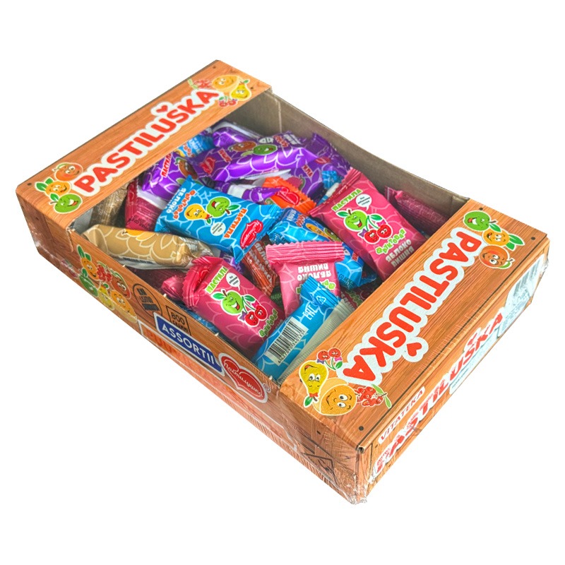 "PASTILUŠKA" Puuviljapastillid assortii 800 g