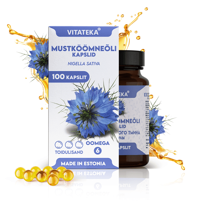 "VITATEKA" Mustköömneõli kapslid 300mg
