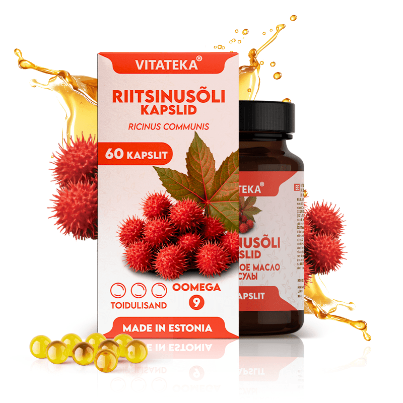 "VITATEKA" Riitsinusõli kapslid 500 mg
