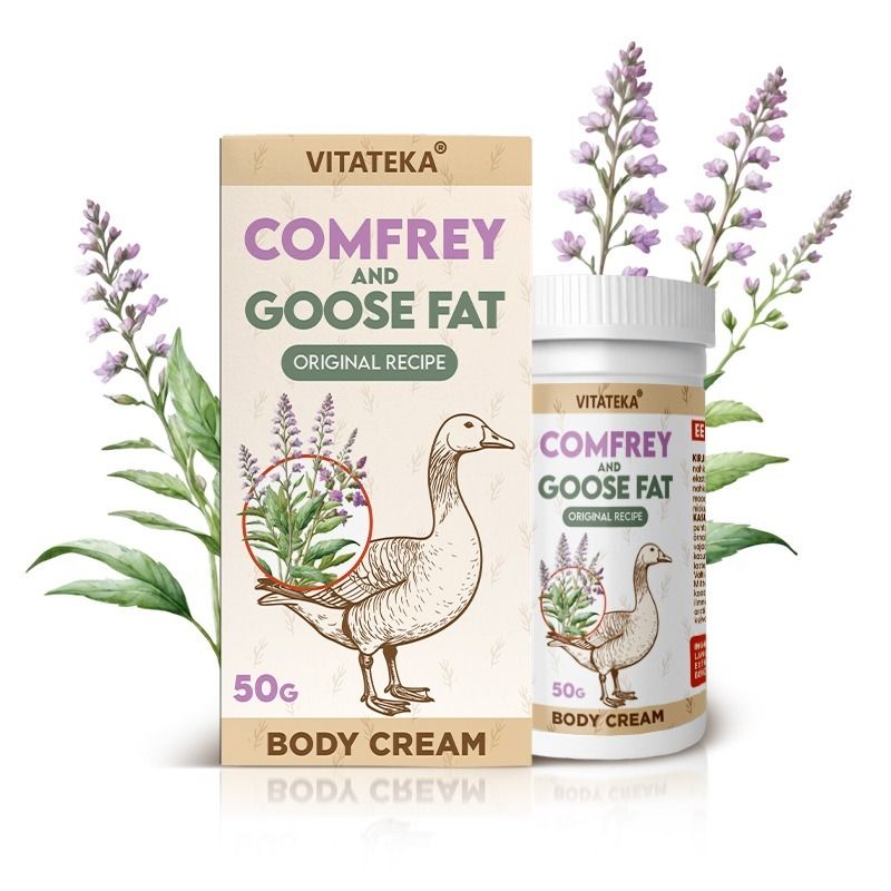 "VITATEKA" Varemerohu ja hanerasva kehakreem 50 g