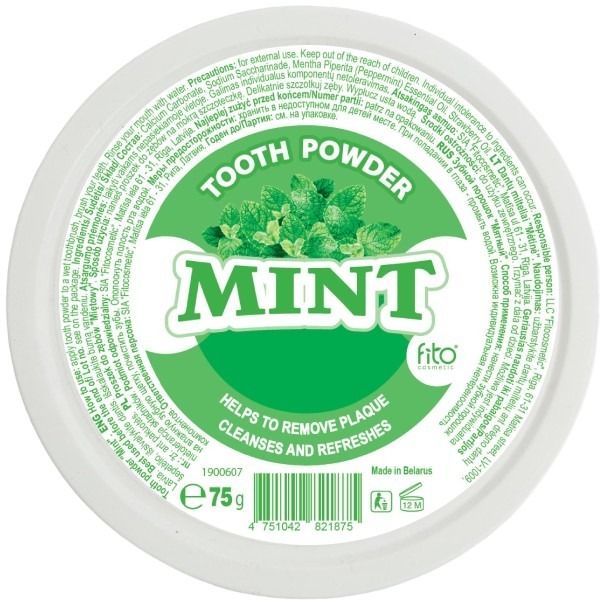 "TOOTH POWDER" Hambapulber MÜNT 75 g