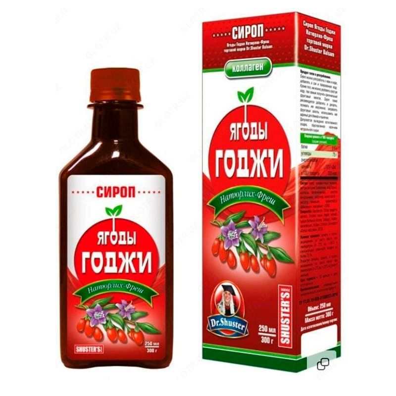 "DR.SHUSTER" Goji marjadega kollageenisiirup, 250 ml