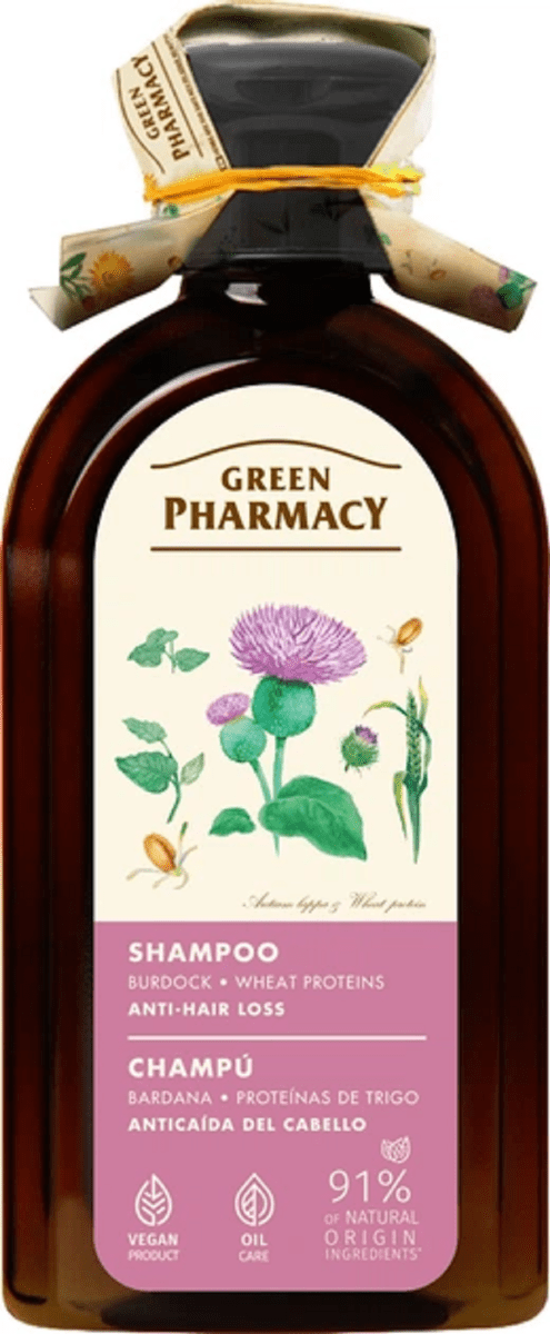 "GREEN PHARMACY" Šampoon takja ja nisuproteiinidega, 350 ml