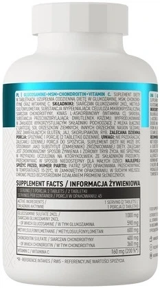"OSTROVIT" Glükoosamiin + MSM + kondroitiin + C-vitamiin tabletid N90 
