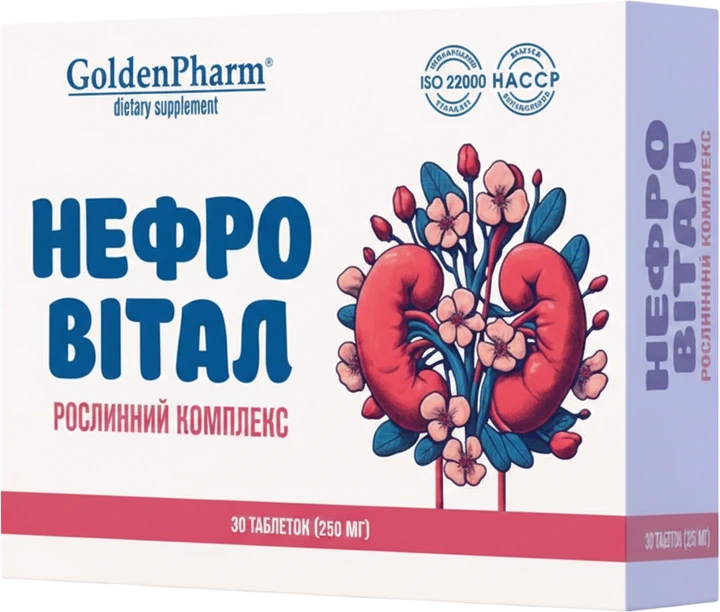 "GOLDEN PHARM" Nefrovital tabletid, N30 