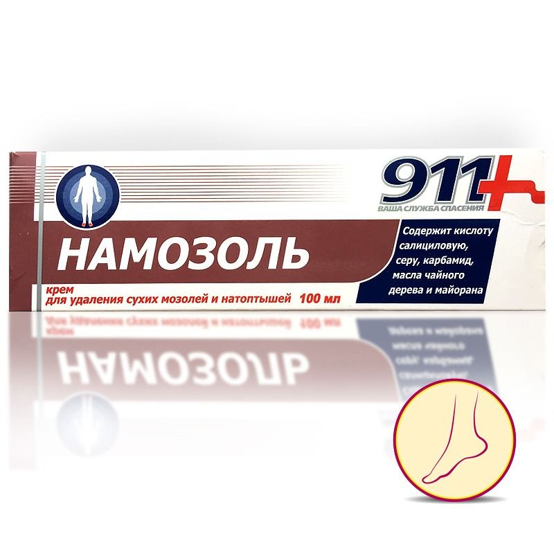 911 JALAKREEM NAMOZOL KONNASILMADE JA VILLIDE VASTU 100ML 