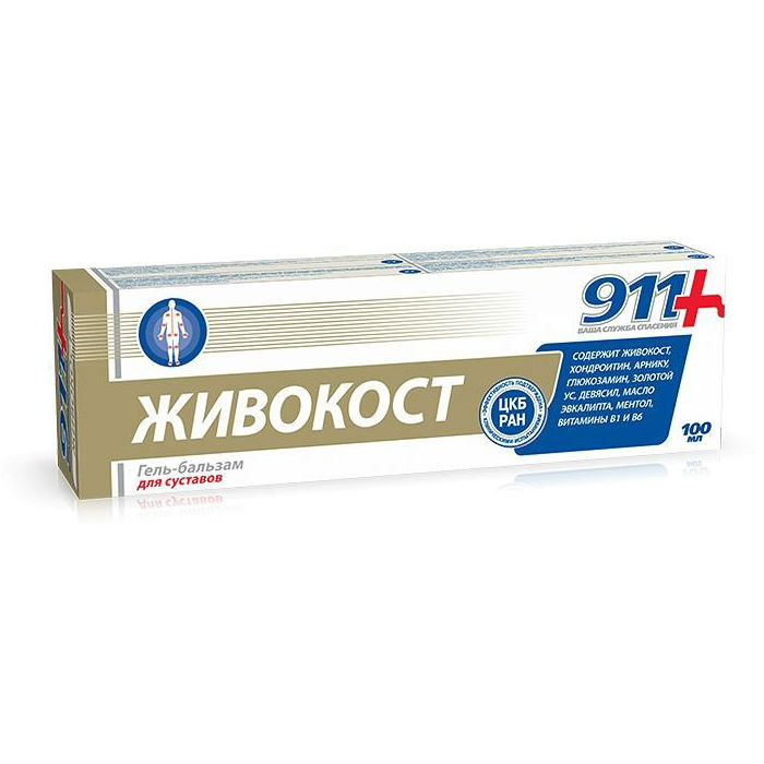 911 VAREMEROHI GEEL-PALSAM KEHALE 100ML ZIVOKOST