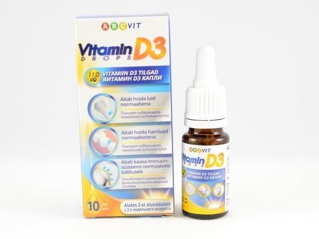 ABCvit * Vitamiin D3 10ml
