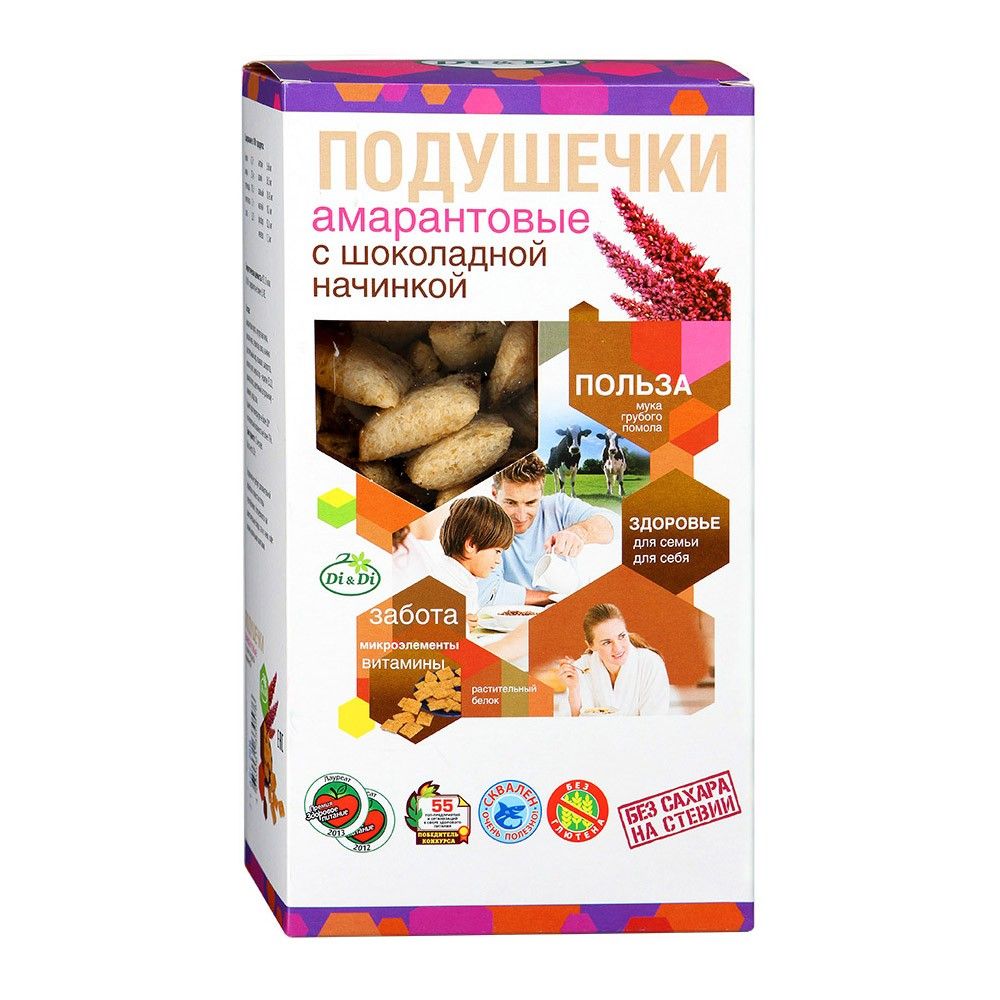 Amarandi padjakesed shokolaadi ja steviaga 250 g - Di&Di 