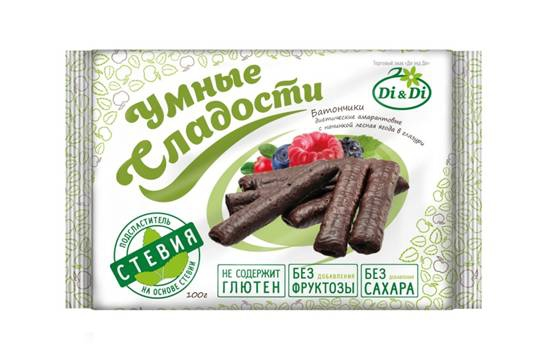 Amarindibatoonid Nutikad Maiused metsamarjadega glasuuris 20g