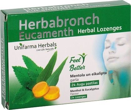 AP HerbaBronch piparmünt ja eukalüpt N24