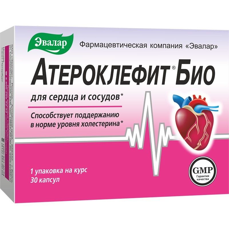 ATEROKLEFIT BIO KAPSLID N30 EVALAR 