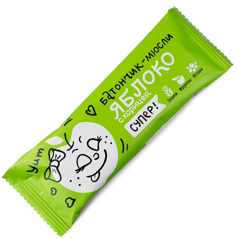 Batoonike õuna ja kaneeliga 25 g - Leovit ( jabloko s koricej) (яблоко с корицей)