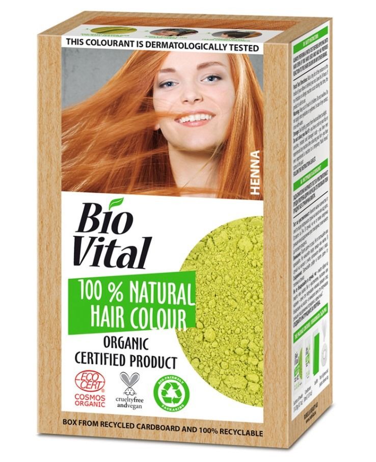 BIO VITAL  HENNA  NATURAL 3*20GR RUBELLA