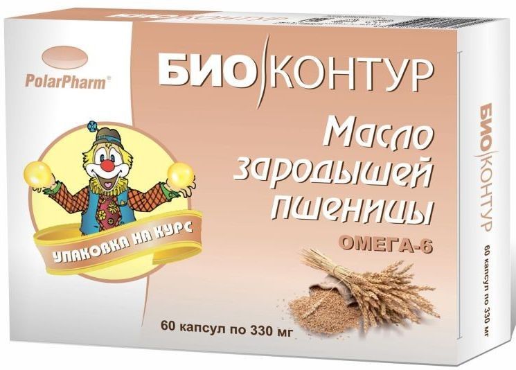BIOKONTUR NISUIDU ÕLI OOMEGA-6 KAPSLID N60