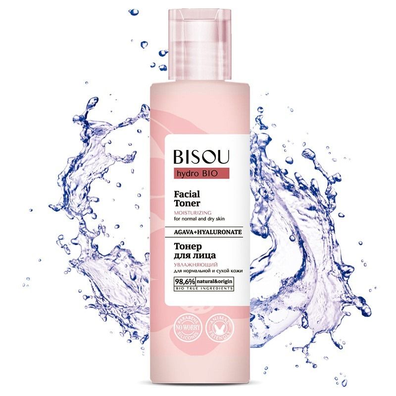 BISOU NIISUTAV NÄOTOONIK NORMAALSELE JA KUIVALE NAHALE 150ML
