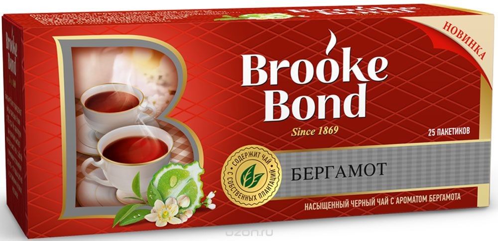 Brook Bond Must tee bergamot 25p/1.5g