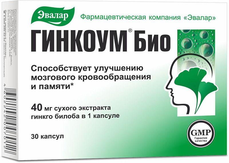 GINKGOUM BIO KAPSLID N30 EVALAR 