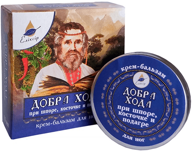 "ELIXIR" Kreem-palsam kannakannuse, pöiavõlvi muhke ja podagra korral, 10 ml