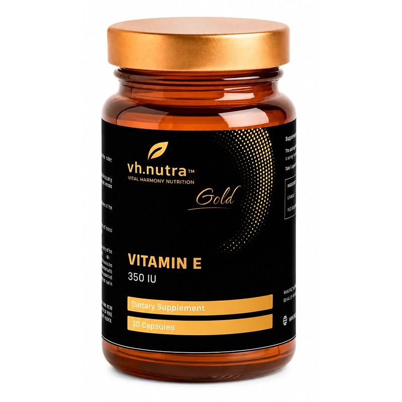 "VH.NUTRA" Gold Vitamin E 350 IU kapslid N30