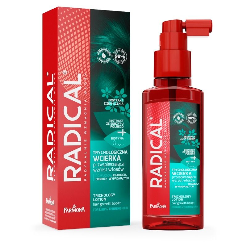 "RADICAL" Trikoloogiline juuksekasvu losjoon 100 ml