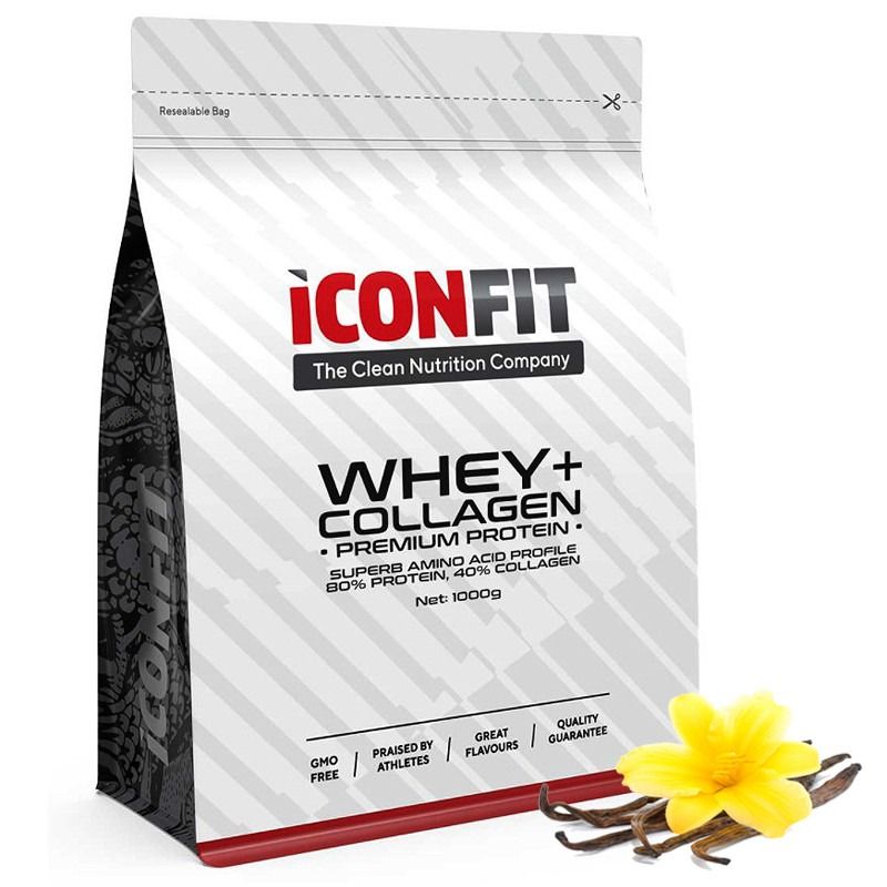 ICONFIT Whey+Collagen 1KG - VANILLA 