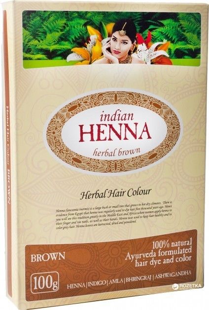 INDIAN HENNA PRUUN 100G 